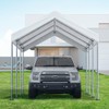 10'x20' Carport Replacement Top Canopy Cover for Car Garage Shelter