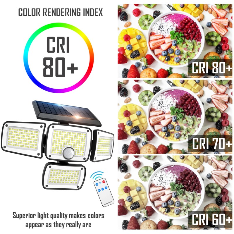 HYBEC - Solar Lamp with Motion Sensor, Motion Sensor Outdoor