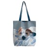 Little Dog Laughed Jack Russell Scruffy Love Packable Tote Bag