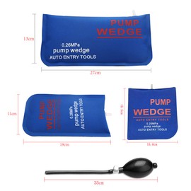 WANYIG Air Wedge Pump Wedge Mounting Cushion Pneumatic Tensioner Mounting Air Cushion Expansion Cushion Mounting Aid Window for Door Window Installation and Car Repair Pack of 3