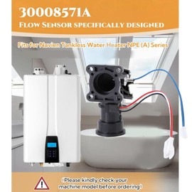 Pssopp Water Flowing Sensor Replacement, Enhanced Performance Sturdy Construction 30008571A Tankless Water Heater Sensor for Navien NPE A Series(Inner 0.9in)