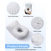 KUAZIDAR Ear Pillow with Hole, Side Sleeper Donut Pillow for