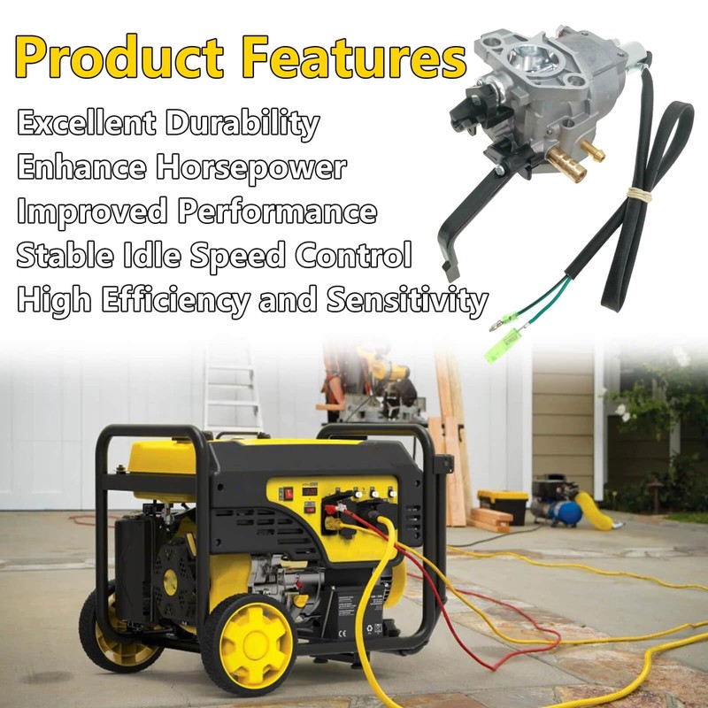 P28-4-H Carburetor Carb,Compatible with Dual Fuel Generator Champion 420CC 100296