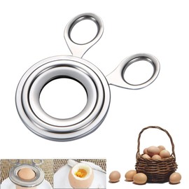 Egg Topper Cutter, Stainless Steel Egg Scissor, Egg Opener, Egg Shell Scissors, Kitchen Craft Egg Topper Made of Stainless Steel, Gourmet Egg Topper, Egg Opener for Supply of Kitchen Tools