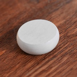 26 Mini Size Crokinole Discs (White & Green)