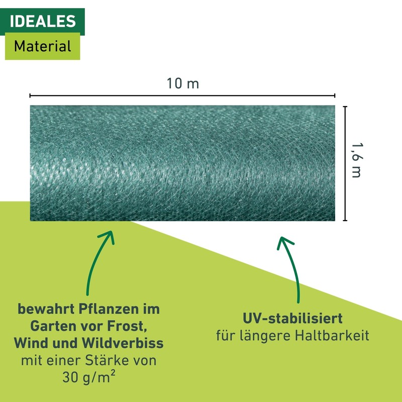 Windhager winter fleece roll, green