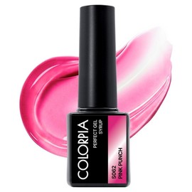 Calapia Perfect One Step Syrup Gel Nail, S062 Pink Punch, 6g, 1 piece / 칼라피아 퍼펙트 원스텝 시럽 젤네일, S062 핑크펀치, 6g, 1개