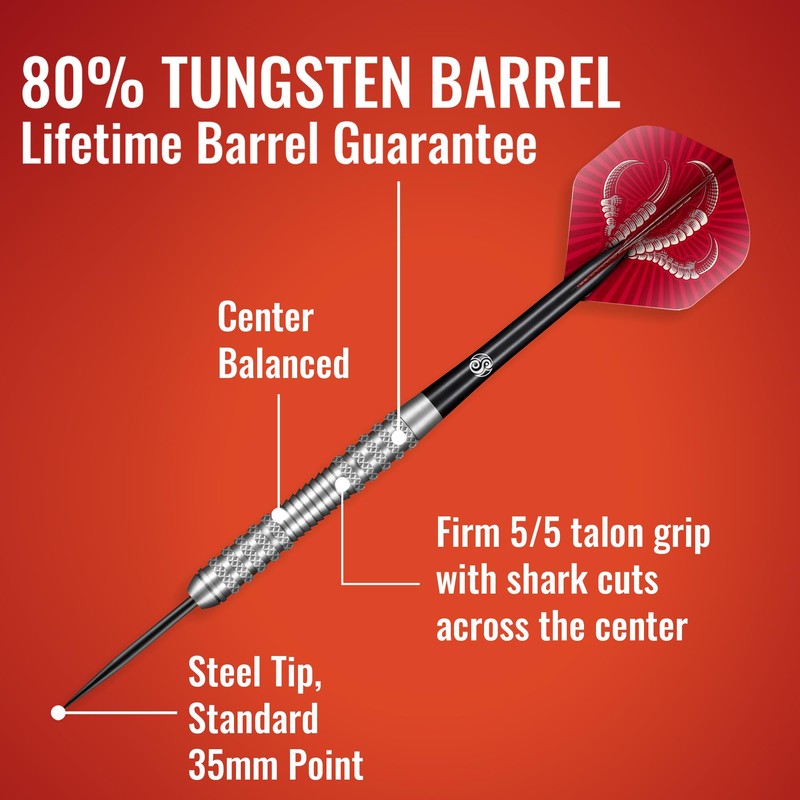 Shot Birds Of Prey Osprey 80% Steel Tip Darts 26