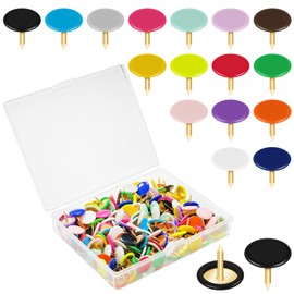 HAIKING Plastic Tacks, 200 PCS Colorful Push Pin for Bulletin Board, Corkboard, Wall (10 Colors)