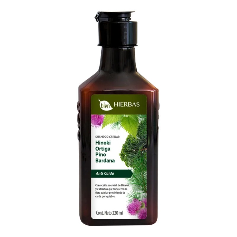 Kit Shampoo Anti Caída Con Hinoki + Cápsulas De Biotina