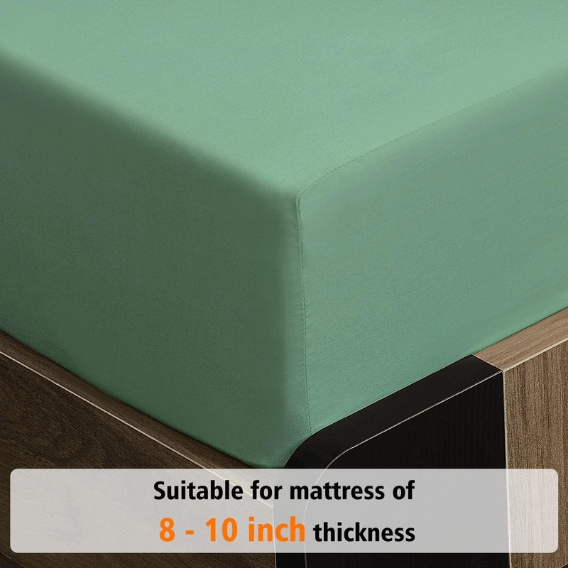 Lirex Fitted Sheet, Single Size 100% Cotton 300 Thread Count