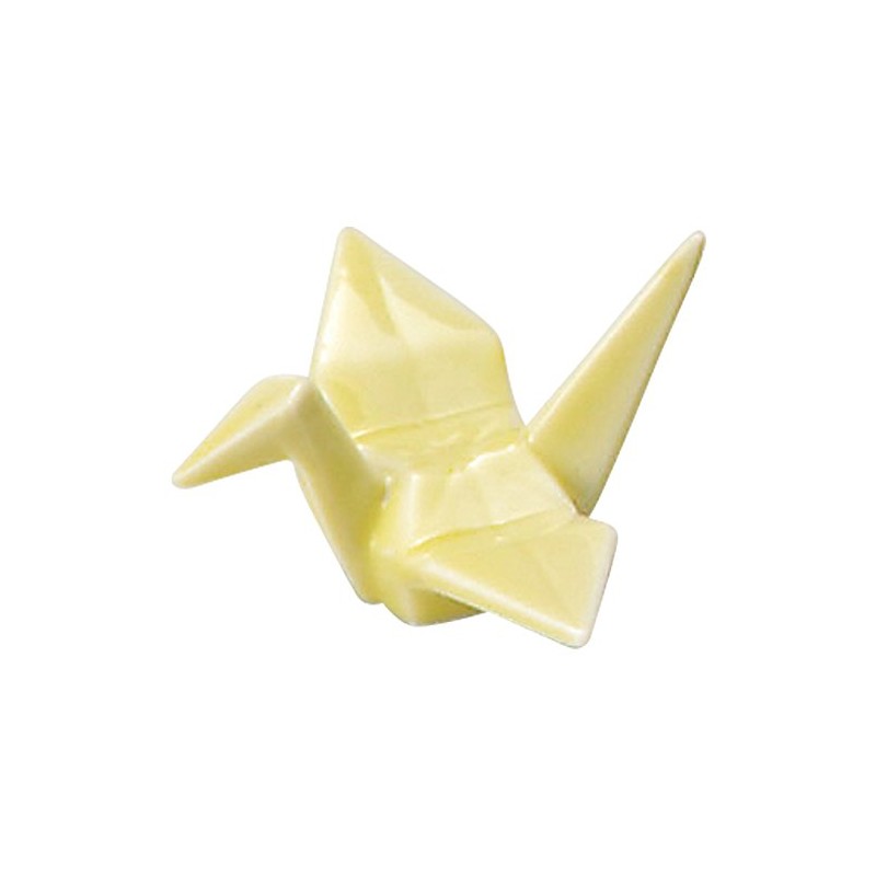 山下 Crafts 箸置ki Yellow 6 X/2.8 cm 折鶴 Yellow Chopsticks