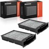 Frankberg 2x Cabin Air Filter Pollen Filter with Activated Carbon