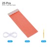 MECCANIXITY 25Pcs Orange Tassel Garland Banner with Rope Tissue Paper