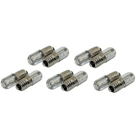 2 x, 6 x, 10 x E10 Screw Base, LED Replacement Lighting, Warm White, Energy Saving Lighting – 6 V, 10x