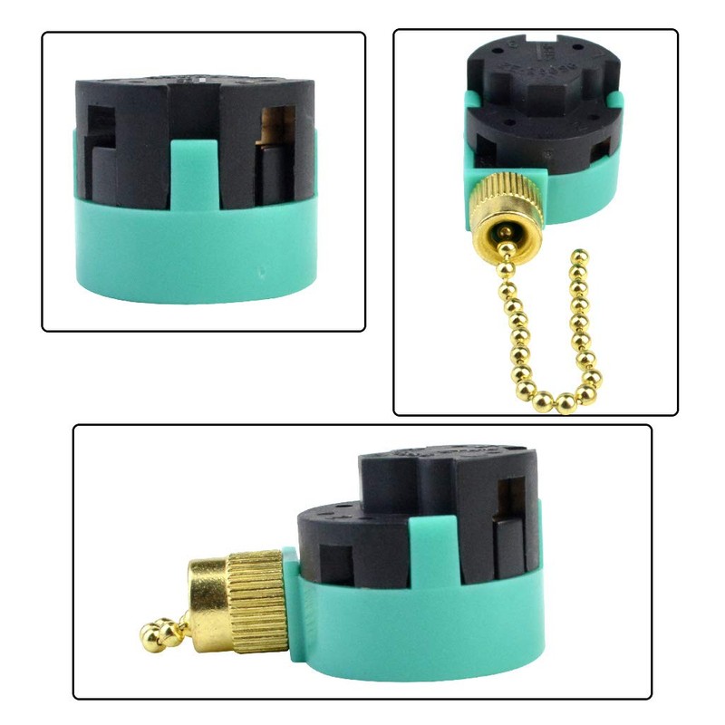 Topbuti 3 Pack Ceiling Fan Switch 3 Speed 4 Wire