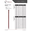 Coreline 3" X 11 Gauge Adjustable Column 6'0" - 6'4"