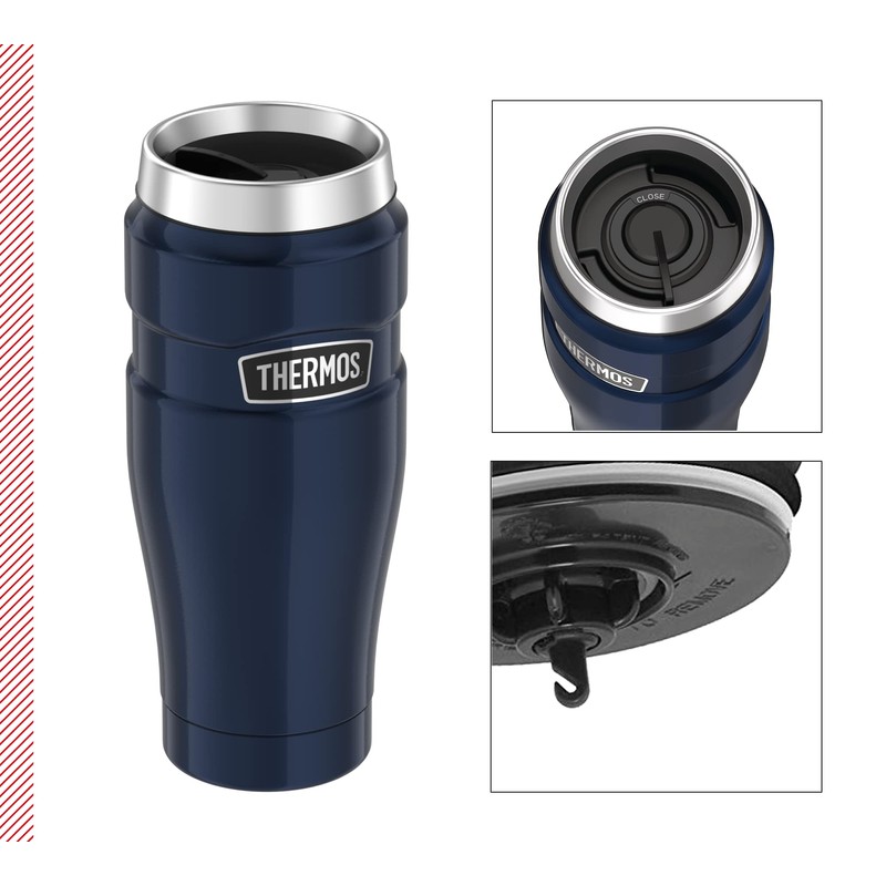Thermos Stainless King Travel Tumbler, Midnight Blue, 470 ml 4002256047