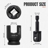 1/2” Drive Multi-Purpose Lineman Socket,with 1/4 Hex Shank,9/16" Slot