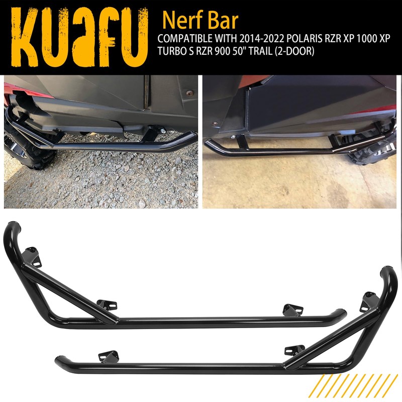 KUAFU Nerf Bars Rock Sliders Compatible with 2014-2023 Polaris RZR