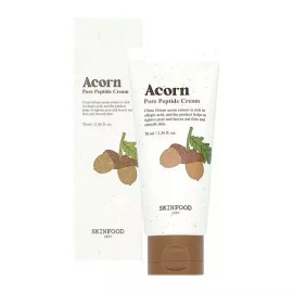 Skin Food 스킨푸드 에이콘 포어 펩타이드 크림 70ml 주름크림 미백화장품 도토리크림 Skinfood Acorn Pore Peptide Cream 70ml Wrinkle Cream Whitening Cosmetic Acorn Cream