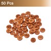 QUARKZMAN Pack of 50 Wooden Buttons, 15 mm (8/15 Inch)