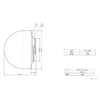 Semicircle CX Globe Bathroom Light Cover (G-CX)