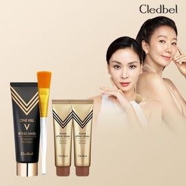1 Clédbel Gold Lifting Pack + 2 Serums (30ml) + 1 Brush / 끌레드벨 골드리프팅팩 본품1+세럼30ml2+브러쉬1