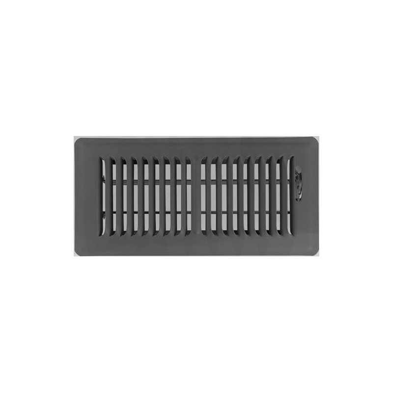 Rocky Mountain Goods 4” X 10” Dark Grey Floor Register