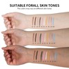 Wugbc Shimmer Eye Shadow Stick, Cream Eyeshadow Stick Long-Lasting Crease-Proof