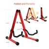 MUSO A-Frame Folding Guitar Stand, Non-Slip Rubber and Foam Arms,