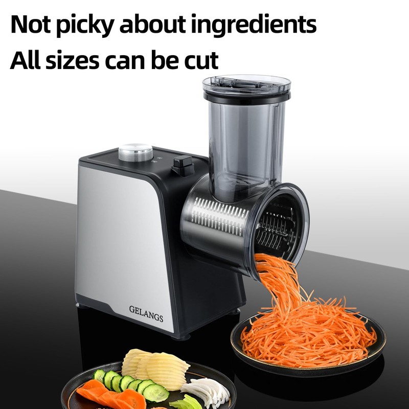 5 In 1 Electric vegetable slicer，300W Electric Cheese Grater Salad