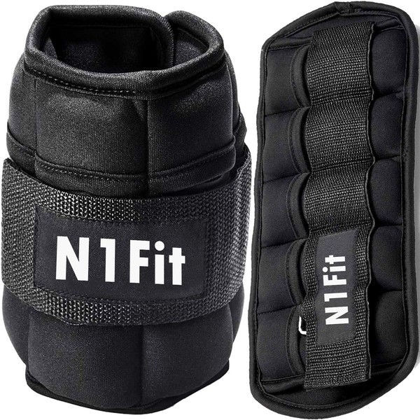 Ankle Weights Adjustable 1-10 lbs Wrist Weight Straps for Fitness,