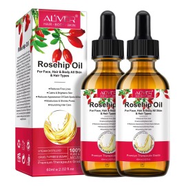Aceite De Rosa Mosqueta Puro Hidratante Facial Y Capilar