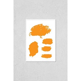 Yellow Distress Brushes. Colorful Grunge Strokes. Brushed Banner. Watercolor Painting. Artistic Dirty Canva. Distress Banner. Grunge Brushes. Grunge Texture. Brush Banner. Watercolor Background.