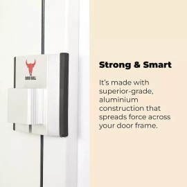 "The Door Bull" Door security to stop door kick ins.