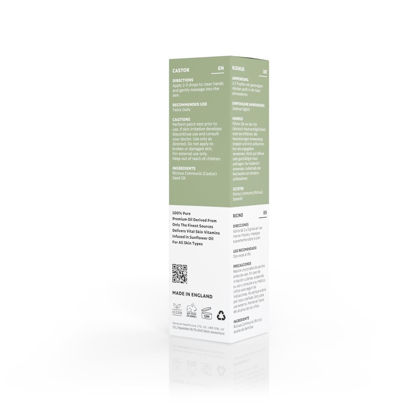 Dermavitamins 100% Pure Castor Oil - 10ml