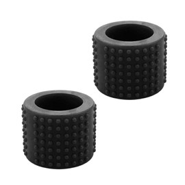 2Pcs Black Food-Grade Silicone Tattoo Grip Cover - Dia 25x30mm Professional Tattoo Pen Sleeve | Non-Slip Grip Accessories for Tattoo Artists,Tattoo Machine Parts, Professional Tattoo (3.7x3cm)