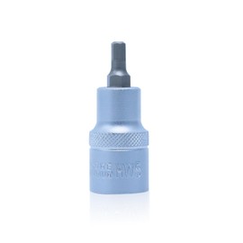 CCLIFE Hexagonal Socket 5 mm, 1/2 Inch Hex Bit Socket, Hexagonal Socket Spanner Material CRV, 55 mm Length