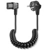 GELRHONR 3 Pin IEC Power Cable, 90° Angled CEE 7/7