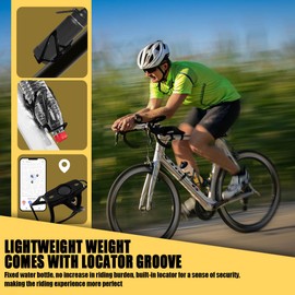 Bike Water Bottle Holder Ultra-Light Bicycle Bottle Cages, Universal Bike Cup Holder Rack for Road MTB Bikes (with Tracker)
