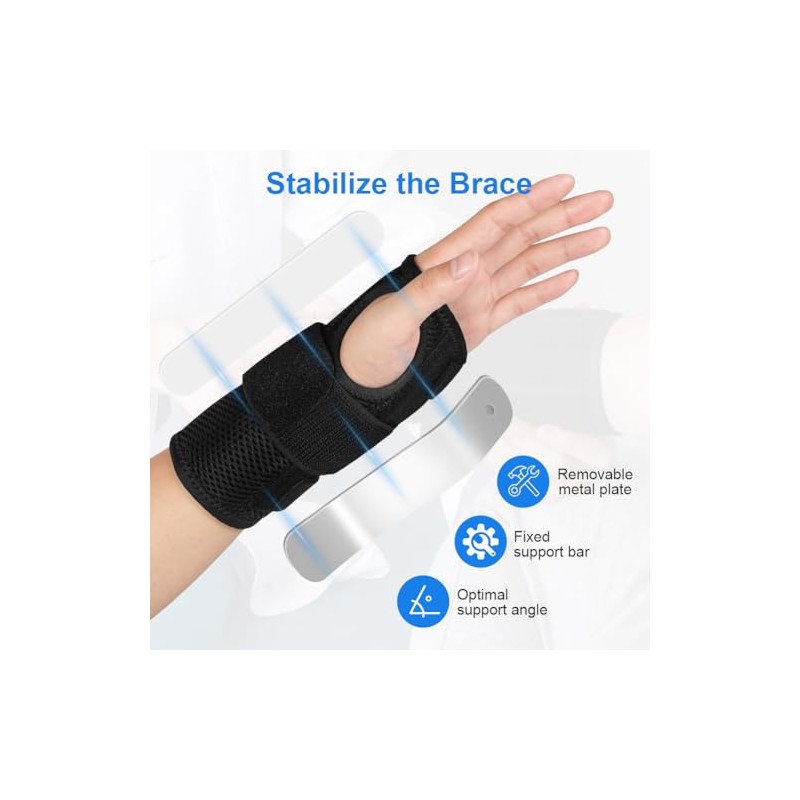 Beugo Carpal Tunnel Wrist Support Brace, Hand Support (Left Hand)