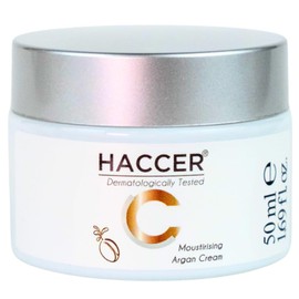 Haccer Argan Moisturizing Daily Skin Cream 50 ml - Arganöl - Feuchtigkeitsspendende, Macht Die Haut Weich, Hydratisierende, Nährende, Revitalisierende Hautcreme
