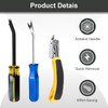 3Pcs Heavy Duty Upholstery and Construction Staple Remover with Tack