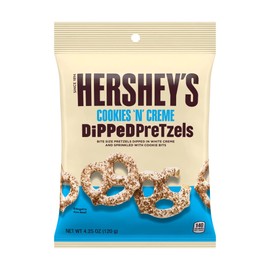 HERSHEY'S Hershey's Cookies 'n' Cream dipped Pretzels