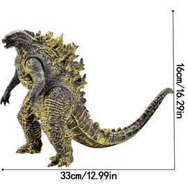 LGWJHCY Anime Figure, The Monsters Action Figures, Dinosaur Collector Model Statue Toy, Model Figure PVC Statue - 16 cm (Golden)