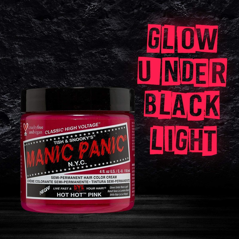 MANIC PANIC Classic Hot Hot Pink Semi Permanent Hair Color