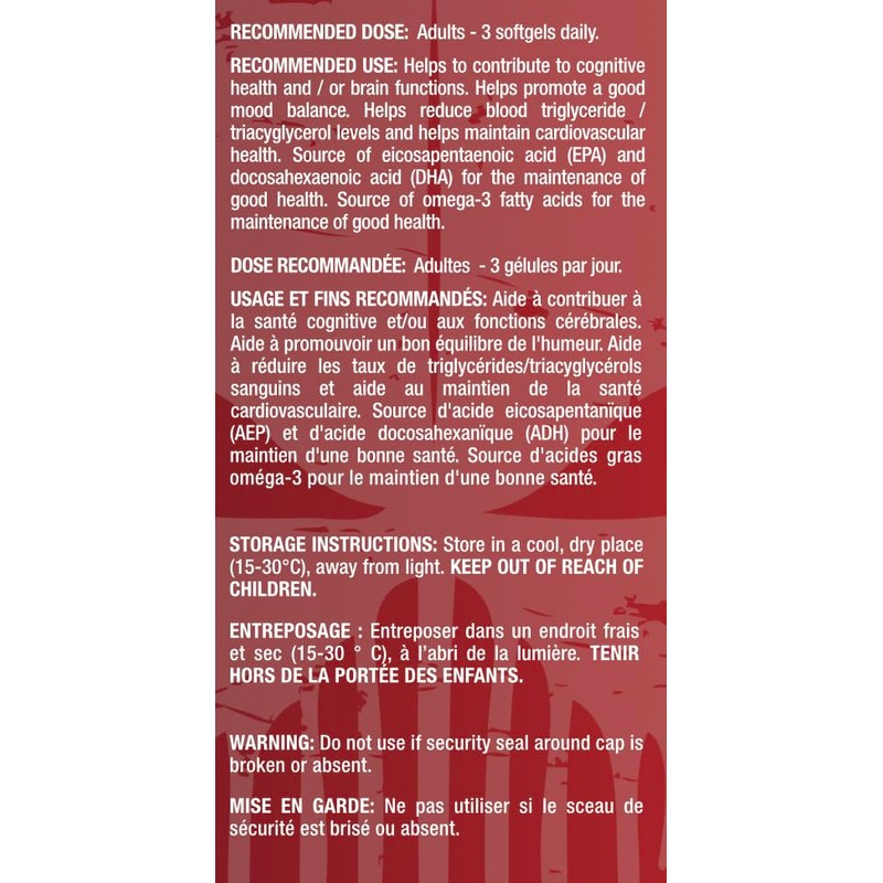 Predator Labs - Omega 3+ 120 gels, 1000mg