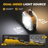 Rechargeable Work Light, 2Pack 1200LM Double-Sided Portable Work Lights with