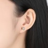 5 Pairs Stainless Steel Stud Earrings Set for Men Women